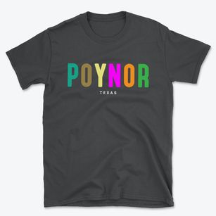 Poynor Texas Color Pop Basic T-Shirt