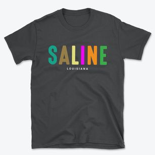 Saline Louisiana Color Pop Basic T-Shirt
