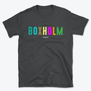 Boxholm Iowa Color Pop Basic T-Shirt