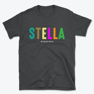 Stella Nebraska Color Pop Basic T-Shirt
