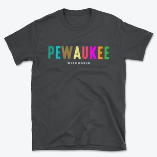 Pewaukee Wisconsin Color Pop Basic T-Shirt