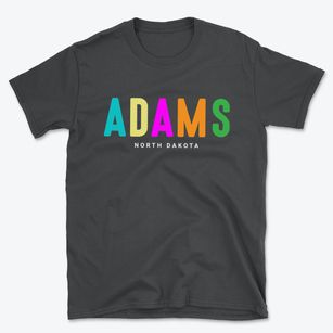 Adams North Dakota Color Pop Basic T-Shirt