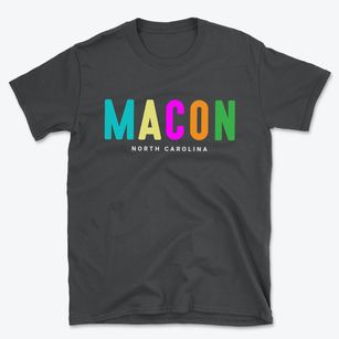 Macon North Carolina Color Pop Basic T-Shirt