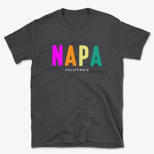 Napa California Color Pop Basic T-Shirt