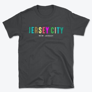 Jersey City New Jersey Color Pop Basic T-Shirt