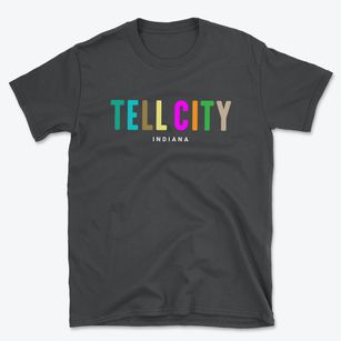 Tell City Indiana Color Pop Basic T-Shirt