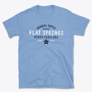 Flat Springs North Carolina General Supply Basic T-Shirt