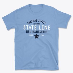 State Line New Hampshire General Supply Basic T-Shirt