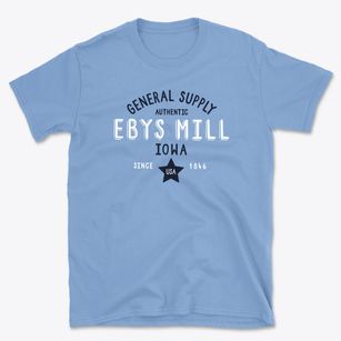 Ebys Mill Iowa General Supply Basic T-Shirt