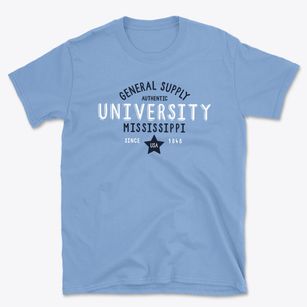 University Mississippi General Supply Basic T-Shirt