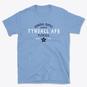 Tyndall AFB Florida General Supply Basic T-Shirt