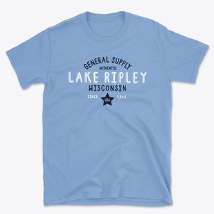 Lake Ripley Wisconsin General Supply Basic T-Shirt