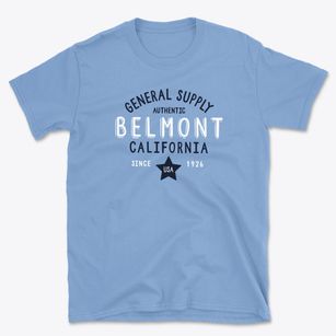 Belmont California General Supply Basic T-Shirt
