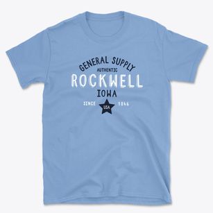 Rockwell Iowa General Supply Basic T-Shirt