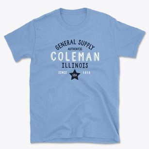 Coleman Illinois General Supply Basic T-Shirt