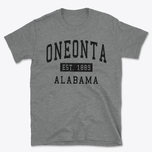 Oneonta Alabama Classic Established Basic T-Shirt