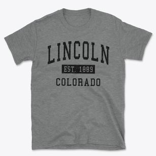 Lincoln Colorado Classic Established Basic T-Shirt