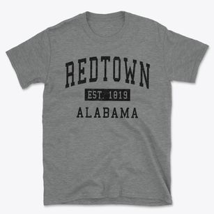 Redtown Alabama Classic Established Basic T-Shirt
