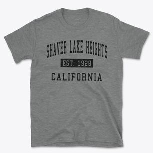 Shaver Lake Heights California Classic Established Basic T-Shirt