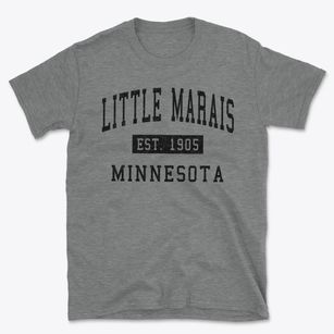 Little Marais Minnesota Classic Established Basic T-Shirt