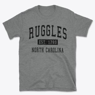 Ruggles North Carolina Classic Established Basic T-Shirt