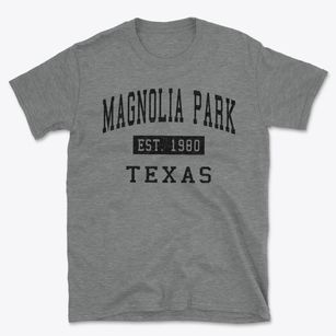 Magnolia Park Texas Classic Established Basic T-Shirt