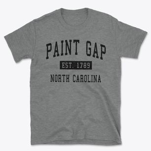 Paint Gap North Carolina Classic Established Basic T-Shirt