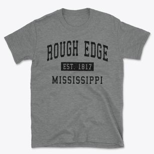 Rough Edge Mississippi Classic Established Basic T-Shirt