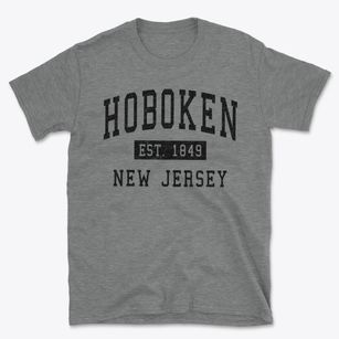 Hoboken New Jersey Classic Established Basic T-Shirt