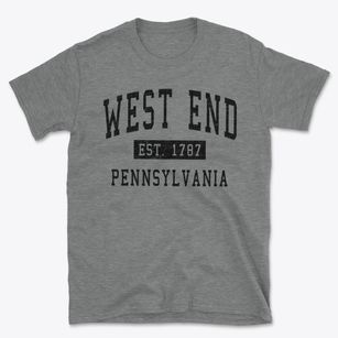 West End Pennsylvania Classic Established Basic T-Shirt