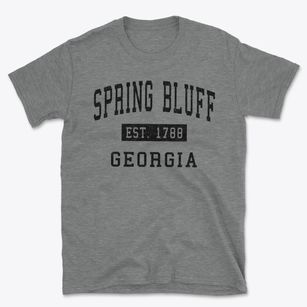 Spring Bluff Georgia Classic Established Basic T-Shirt
