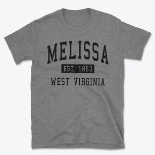 Melissa West Virginia Classic Established Basic T-Shirt
