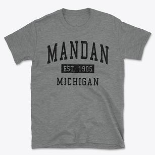 Mandan Michigan Classic Established Basic T-Shirt