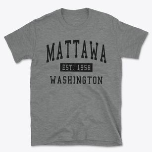 Mattawa Washington Classic Established Basic T-Shirt
