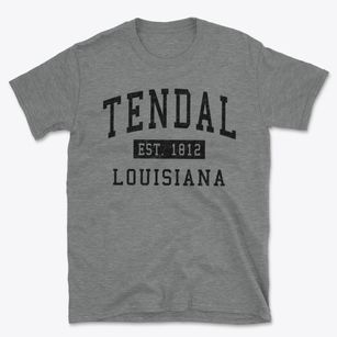 Tendal Louisiana Classic Established Basic T-Shirt