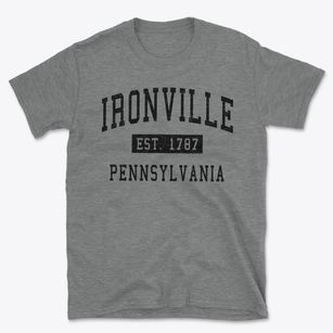 Ironville Pennsylvania Classic Established Basic T-Shirt