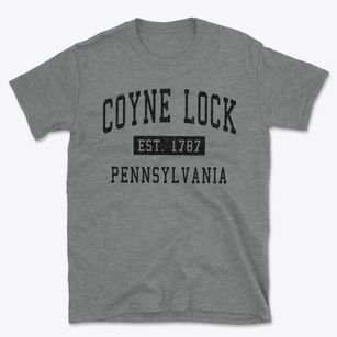 Coyne Lock Pennsylvania Classic Established Basic T-Shirt