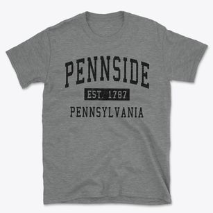 Pennside Pennsylvania Classic Established Basic T-Shirt