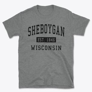 Sheboygan Wisconsin Classic Established Basic T-Shirt