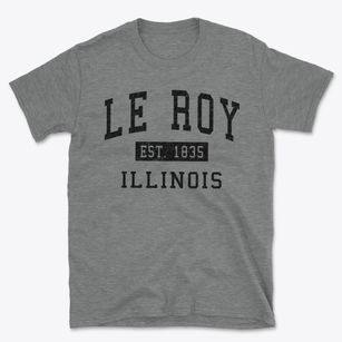 Le Roy Illinois Classic Established Basic T-Shirt