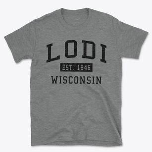 Lodi Wisconsin Classic Established Basic T-Shirt