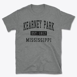 Kearney Park Mississippi Classic Established Basic T-Shirt
