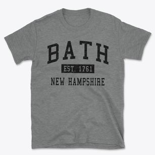 Bath New Hampshire Classic Established Basic T-Shirt