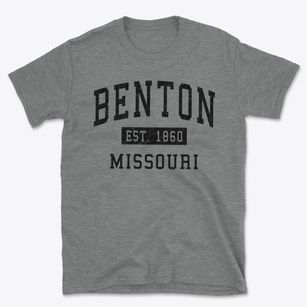 Benton Missouri Classic Established Basic T-Shirt