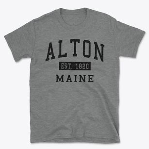 Alton Maine Classic Established Basic T-Shirt