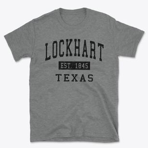Lockhart Texas Classic Established Basic T-Shirt