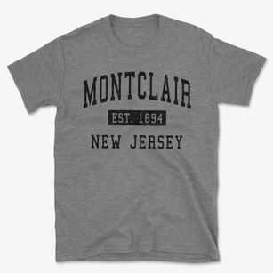 Montclair New Jersey Classic Established Basic T-Shirt