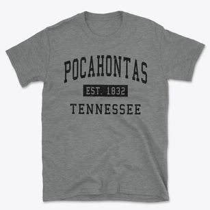 Pocahontas Tennessee Classic Established Basic T-Shirt