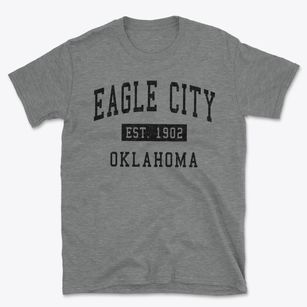 Eagle City Oklahoma Classic Established Basic T-Shirt