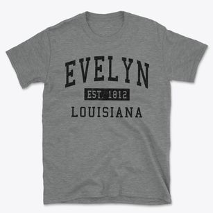 Evelyn Louisiana Classic Established Basic T-Shirt